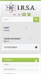 Mobile Screenshot of irsa-labo.com
